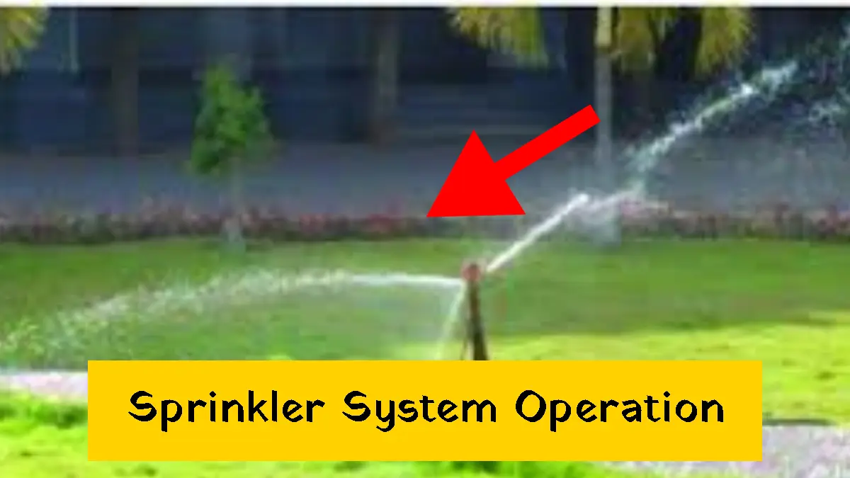 Sprinkler System Operation and Maintenance Guide